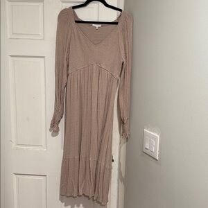 Baltic Born Taupe Midi Dress
